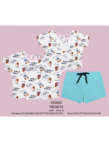 INDEFINI Пижама с шортами TBD9072