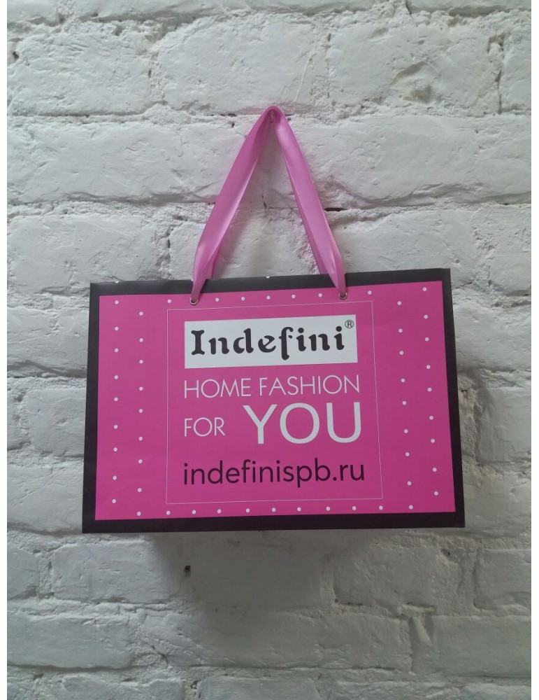 INDEFINI Пакет подарочный с матовой ламинацией